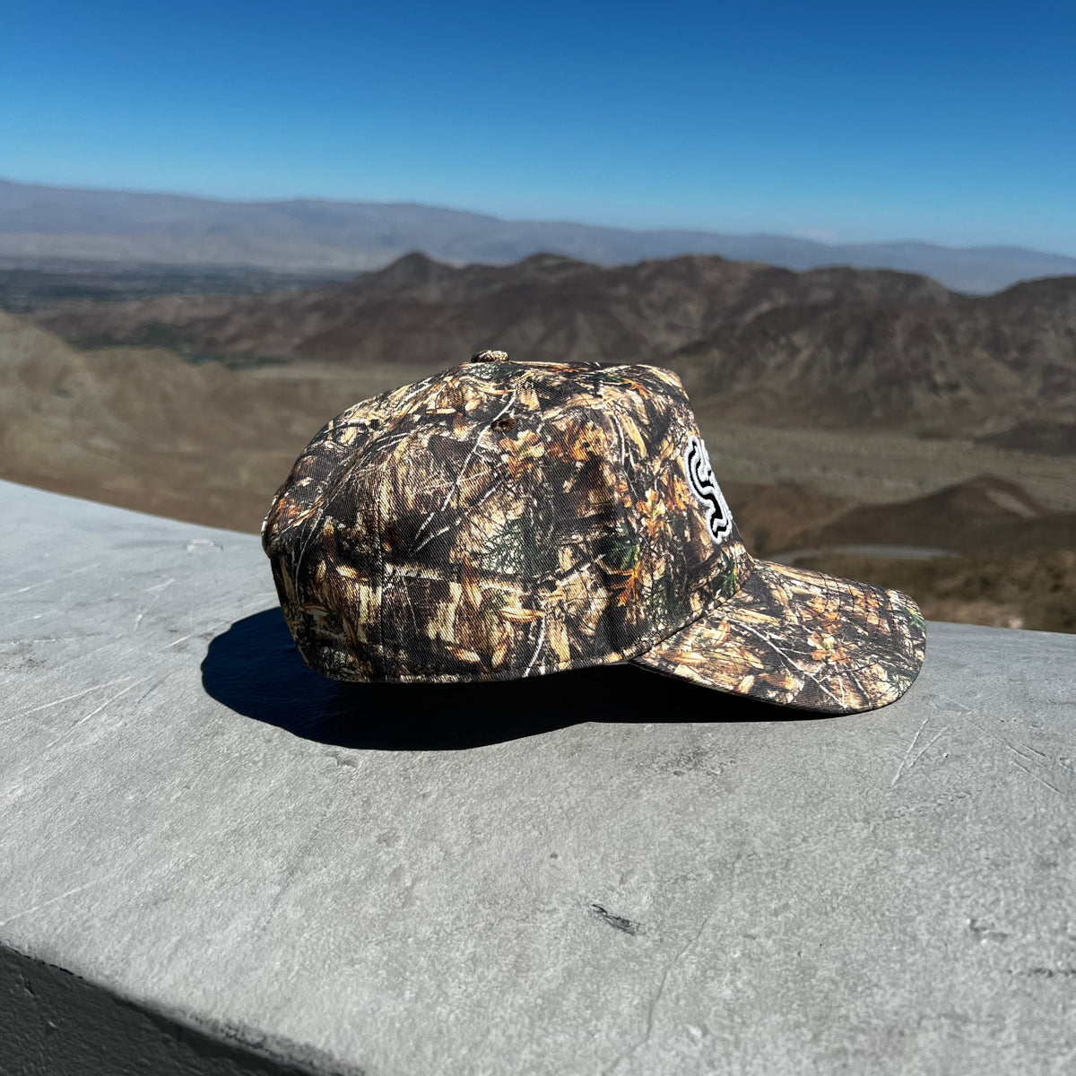 Camo Puff Print Trucker
