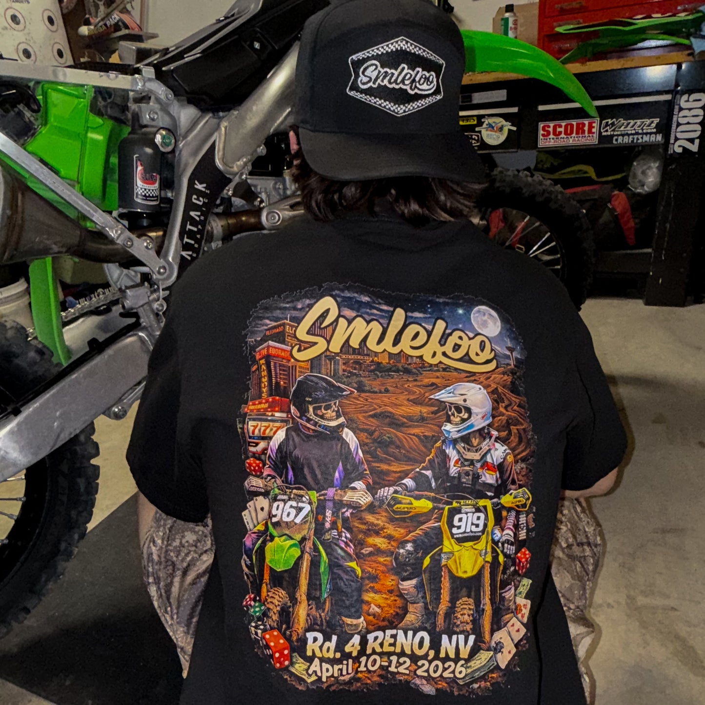 SMLEFOO Reno Rd. 4 Race Support Tee